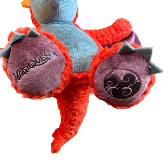 Build A Bear Great Wolf Ldge MagiQuest Charlock Red Dragon Plush Eye Glowin Dark - Picture 5 of 10